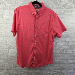 Rye By Hawker Rye Slim Stretch Button Up Shirt With Pocket Mens Size Large
