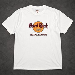 Hard Rock Cafe Nassau Bahamas T-Shirt NWT Size XL White Logo Tee Cotton NWT