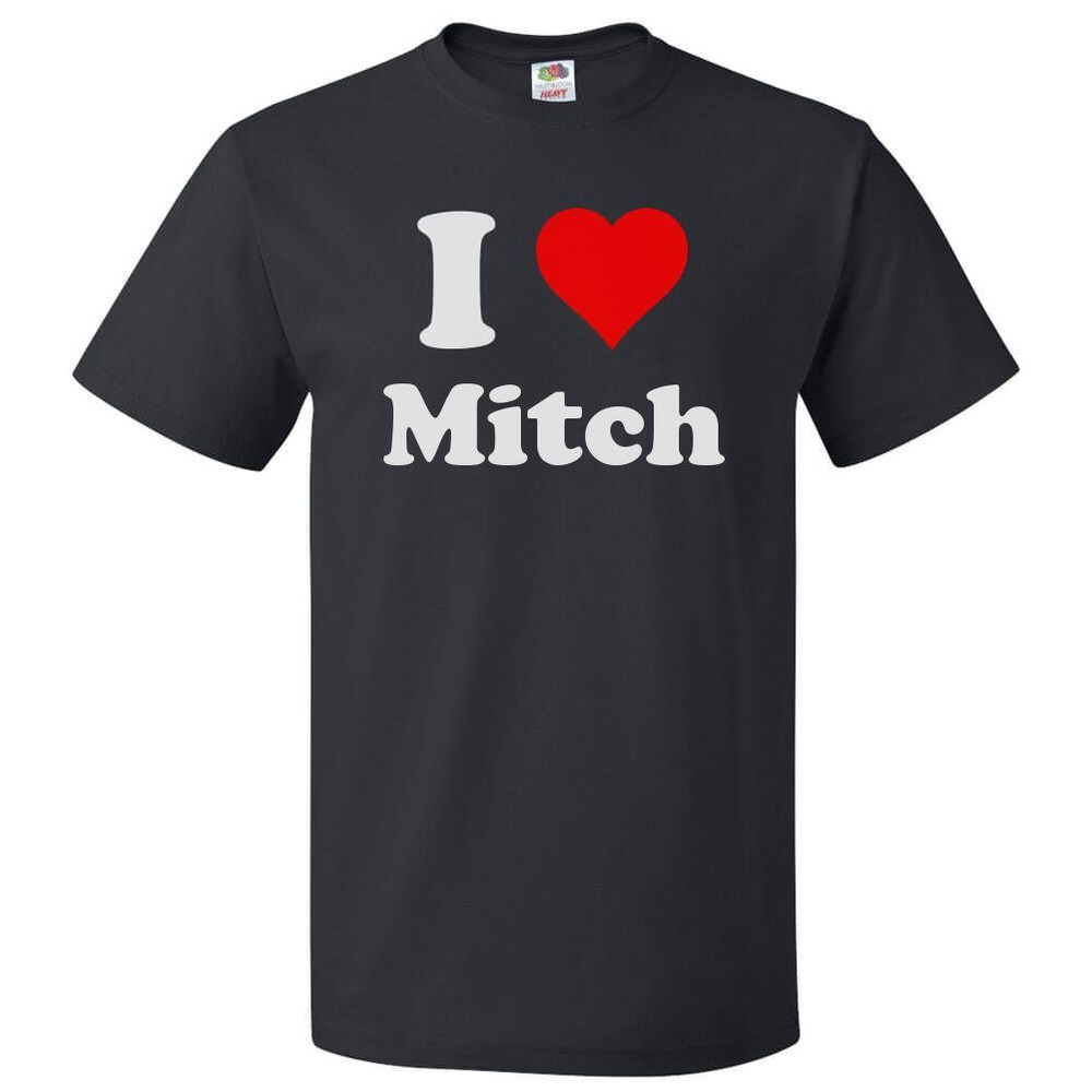 I Love Mitch T shirt I Heart Mitch Tee