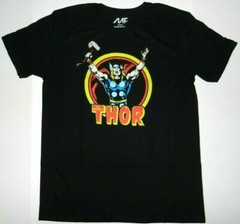 Marvel Comics The Mighty Thor Arms Raised Vintage Design Tee Shirt New