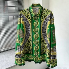 Button Down Shirt Men Casual Luxury Royal Shirt Men Fashion Digital Party Shirt