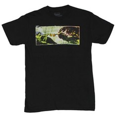 Creation of Adam Paraody Adult New T-Shirt – God and Adam Enjoying Some Brews