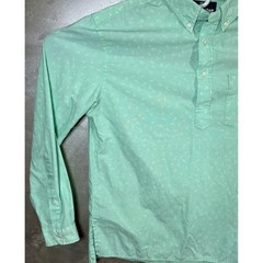 Chubbies The Nutter Men’s Large Button Down Shirt Mint Green Hawaiian AOP