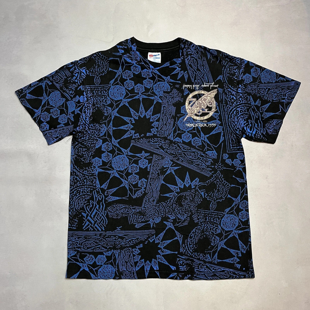 Robert Plant Jimmy Page AOP 3D T-Shirt Winterland World Tour Reprinted For Fan V