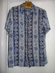 LOT of 3 MENS XL S/S RAYON HAWAIIAN SHIRTS 2 PALMS CAMPIA AMERICAN RAG