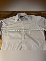 Lauren Ralph Lauren Non-Iron Dress Shirt Men’s 16 34/35 Button Front 100% Cotton