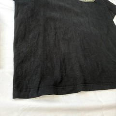 Iron Heart Black T-Shirt XL Double-Sided Print Short Sleeve