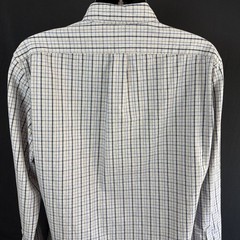 J Crew Men’s Slim Button Down Gray Plaid Long Sleeve Shirt XL 100% Cotton NWOT