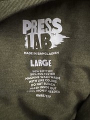 Press Lab ‘Let’s Get Smashed’ Halloween Pumpkin T-Shirt Unisex Sz Large Green