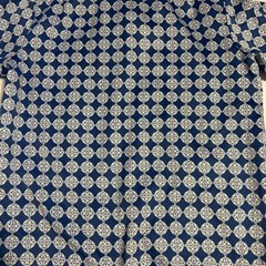 Vintage Tori Richard Hawaiian Shirt Medium Liberty House Blue Asian Theme Circle