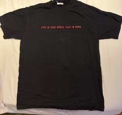 Vintage PlayStation Oneita T-Shirt Size L Black