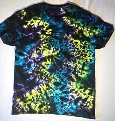Gildan Tie Dye T-shirt Unique Black Blue Purple Yellow Green 90’s Made to Order