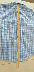 Orvis Button Front Button-Down Collar L/S Plaid Shirt Men’s Large Blue INV#J1244