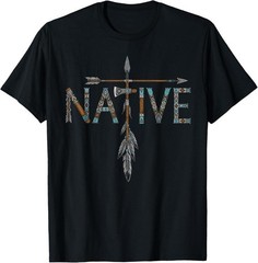 Native Indian American Day Pride Indigenous Native American T-Shirt Casual Graph