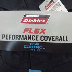 Genuine Dickies Flex Temp Control Men Performance Coverall Medium Dark Navy New