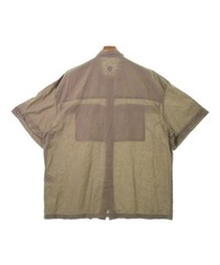 E.TAUTZ Casual Shirt GrayBeige M 2200407225039