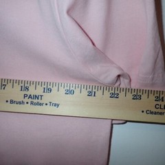 Lee Pink Pima Cotten Basic Tee with a Cluster of Stripes Men’s size L