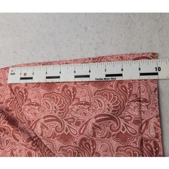 NWT Consequence Paisley Button Down Shirt Mens XL Faded Rose Pink Short Sleeve