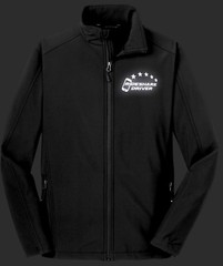 5-Star Rideshare Driver HQ jacket, REFLECTIVE logo soft shell