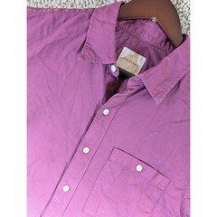 American Eagle Ombre Button Down Short Sleeve Casual Shirt MT/MTE