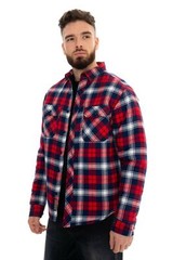 Mens Flannel Quilted Shirt Lined Padded Lumberjack Work Casual Fleece Heavy Top