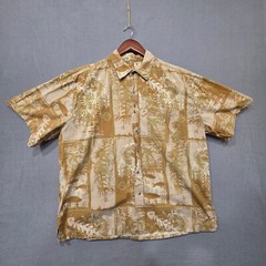 Joe Marlin Original Outfitters Button Up Short Sleeve Hawaiian Shirt Size XL