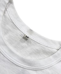 KHOKI Printed T-shirt white 25ss-t-06
