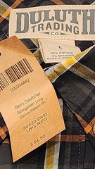 Duluth Long Sleeve Button Down Shirt Mens Large DuluthFlex Beergarden Plaid
