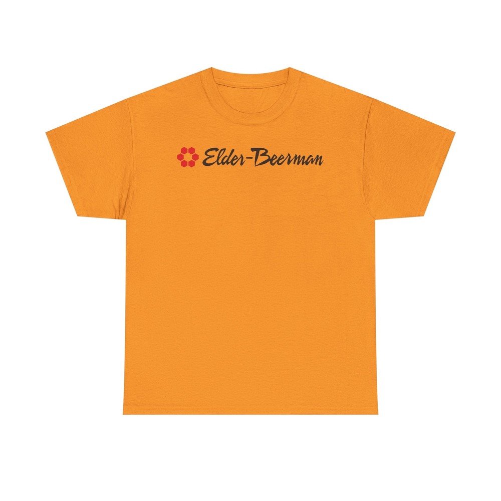 Elder-Beerman Red Hexagon Pattern Department Store Logo T-Shirt
