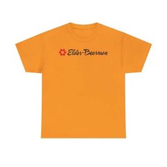 Elder-Beerman Red Hexagon Pattern Department Store Logo T-Shirt