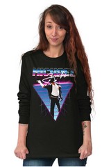 Michael Jackson Pop Star Vaporwave Triangle Long Sleeve Tshirt for Men or Women