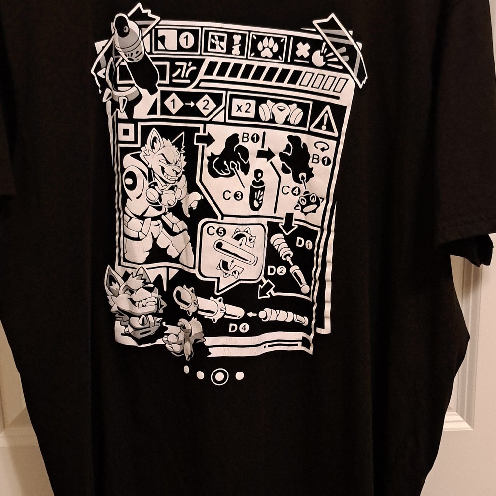 Nomad Complex “Some Assembly Required” Black Crew Neck Short Sleeve Wolf Graphic