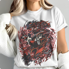 Chainsaw Man T-Shirt – Denji Pochita Dark Anime Graphic Tee Gift