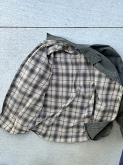 NorthCrest Men’s Green Solid Woven Cotton Button-Up, Pockets, M 38-40