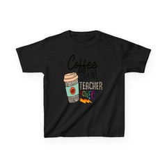 Coffee Gives Me Teacher Powers Funny Teacher T-Shirt