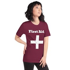First Aid – Airlume combed and ring-spun cotton t-shirt