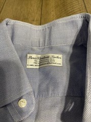 Paris Custom Tailor Lot Bundle 2 Men’s Button down Designer Shirts 16 1/2 31/32