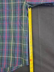 Chaps Men’s Large Stretch Plaid Button-Down Shirt Cotton Blend Easy Care