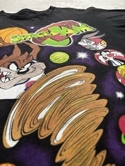 Warner Bros Space Jam Medium Authentic Graphic Print Shirt Bugs Bunny Taz