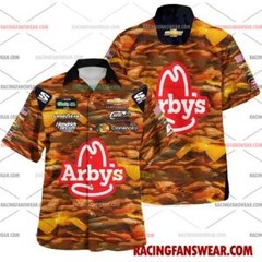 Carson Kvapil Nascar Racing 2026 Uniform Apparel Hawaiian Polo Shirts