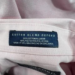 Stafford Essentials Button Down Shirt Mens Size 17.5 Pink Short Sleeve Pocket