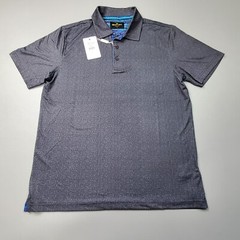 NEW Bertigo Men’s Performance Golf Polo Shirt Miko Gray Pattern Size S
