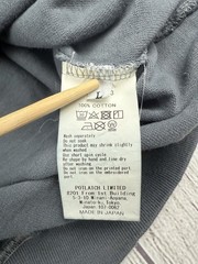 VGC! Cav Empt Overdye Zig Patch Short-Sleeve Crewneck Charcoal Sz Large