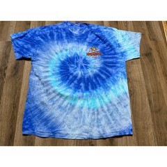 Colortone T-Shirt Mens XL Blue Adult Moe Moons Myrtle Beach Tie Dye Excellent