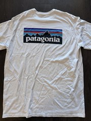 Patagonia Responsibili-Tee T-Shirt Mens Large Regular Fit Short Sleeve Logo *