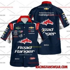 Sheldon Creed Nascar Racing 2026 Uniform Apparel Hawaiian Polo Shirts