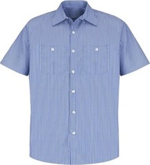 Red Kap Mens Performance Tech 2 Piece Lined Collar Shirt
