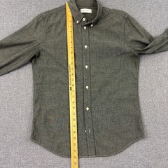 Everlane Gray Chambray Button Down Shirt Size Small Men’s 100% Cotton Slim Fit