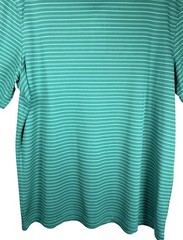 Croft & Barrow Men’s Short Sleeve 2 Tone Green Performance Polo Shirt Size Large