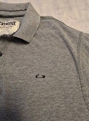 1971 Cremieux XL Grey Short Sleeve Polo T Shirt 100% Cotton